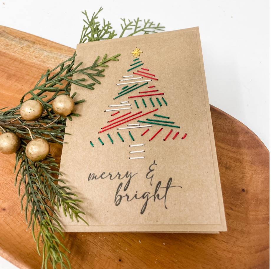 Holiday Greeting Card - Merry & Bright