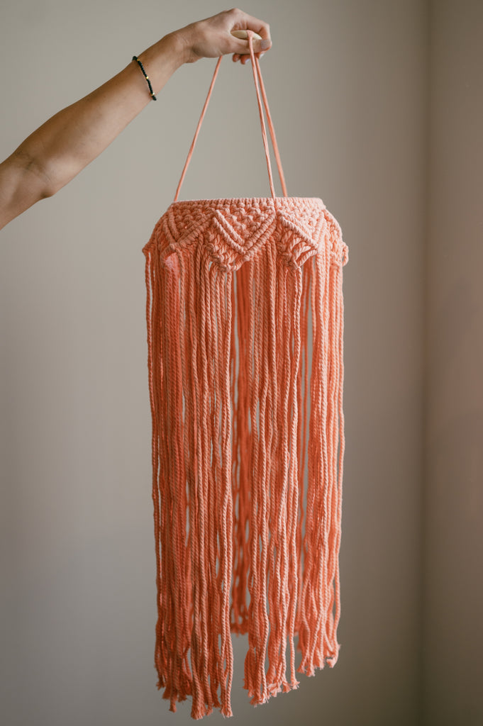 Macramé Baby Mobile/Lantern - Blossom