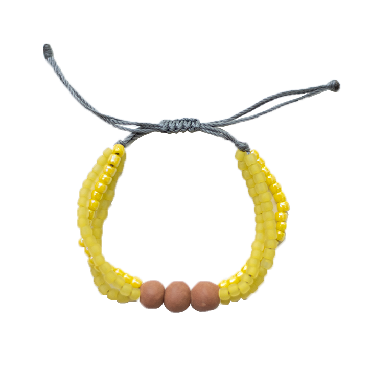 Color Stack Diffuser Bracelet - Lemon