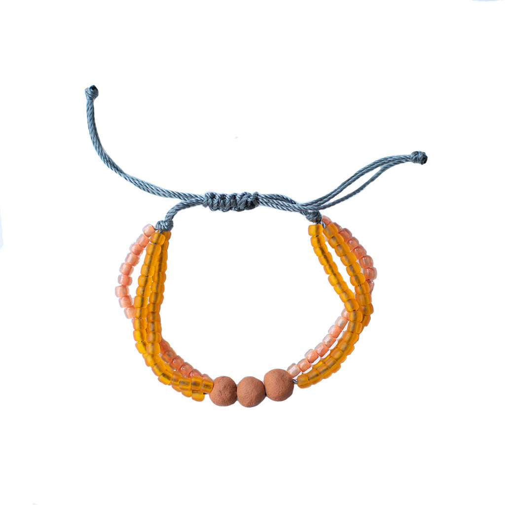 Color Stack Diffuser Bracelet - Mango