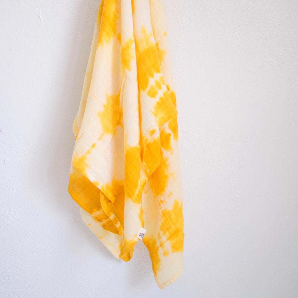 Muslin Blanket - Honey Shibori