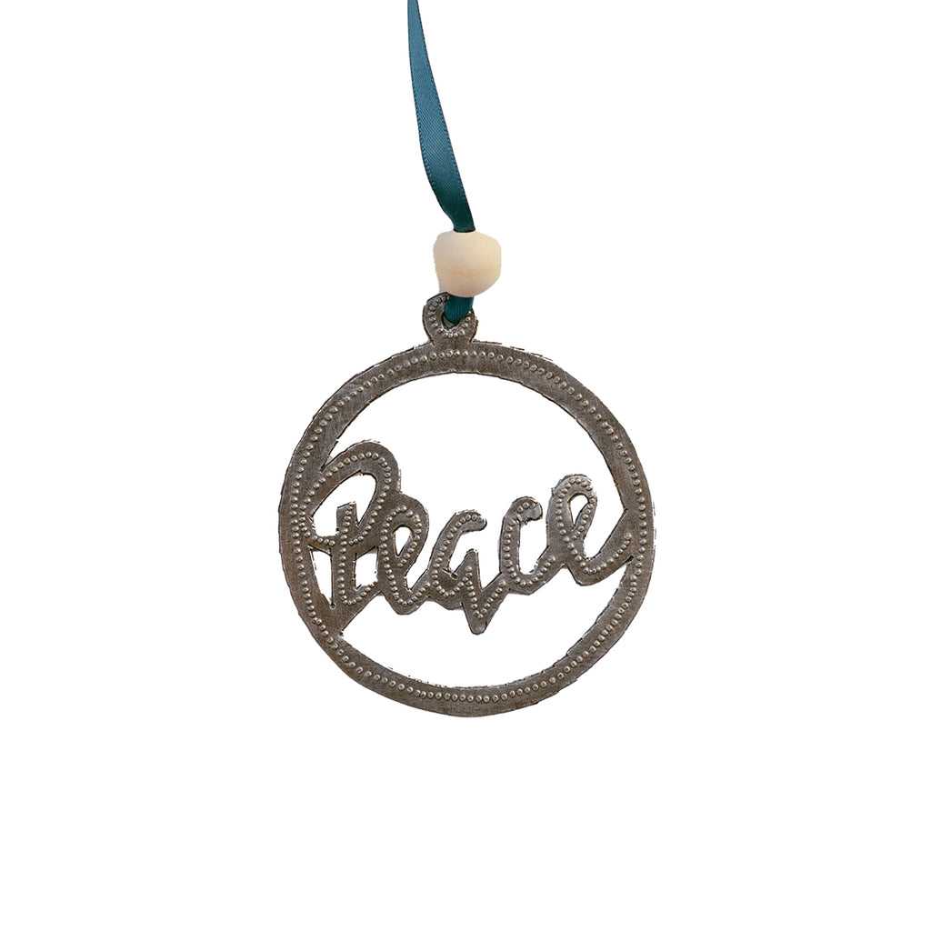 Metal Art Ornament - Peace