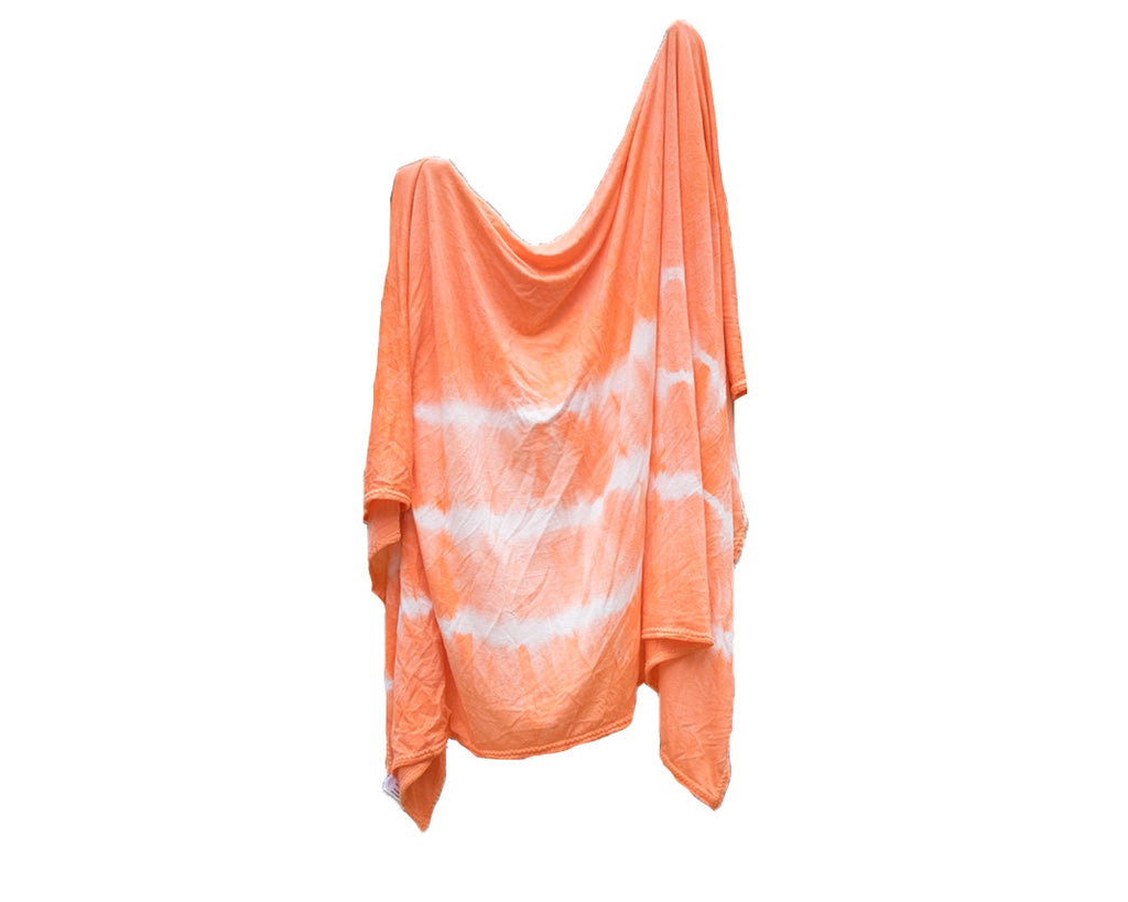 Stretch Swaddle - Peach Striped