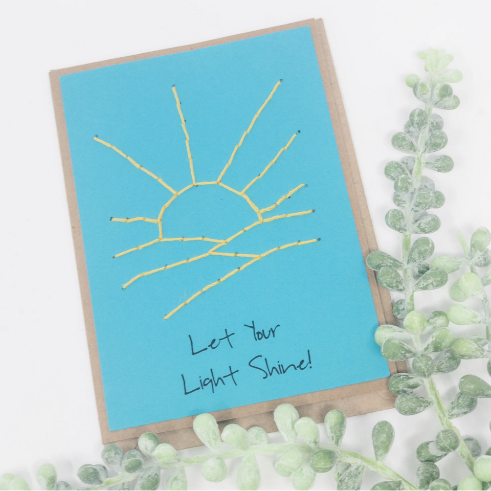 Greeting Card - Let Your Light Shine