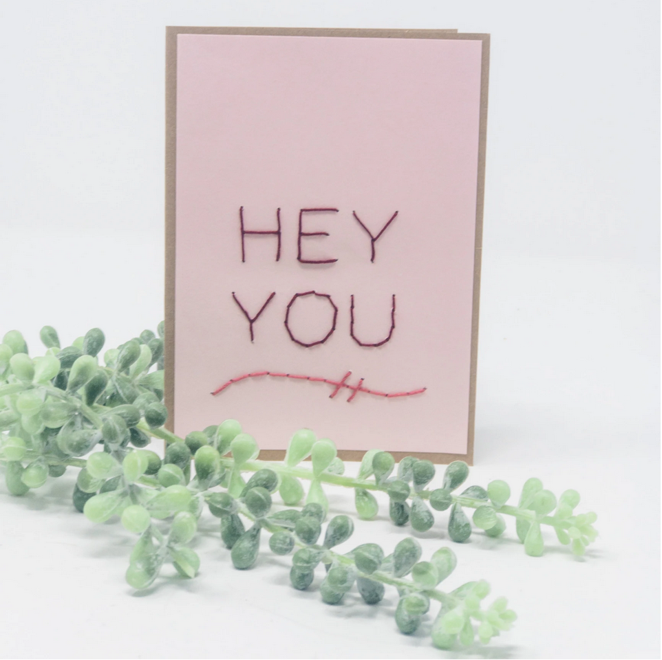 Greeting Card - Hey You