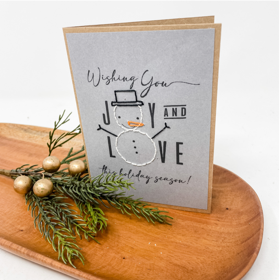 Holiday Greeting Card - Joy & Love