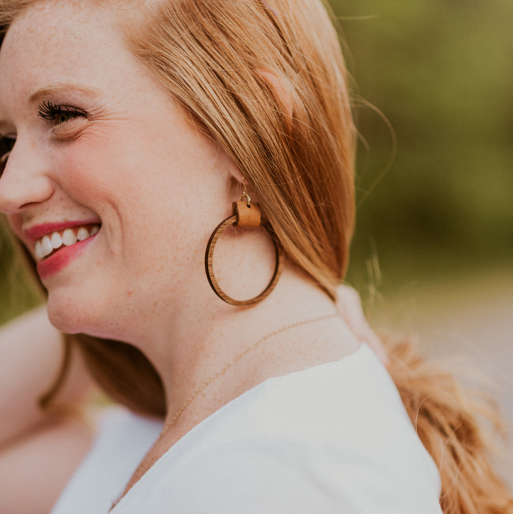 Simple Hoop Earrings - Sienna