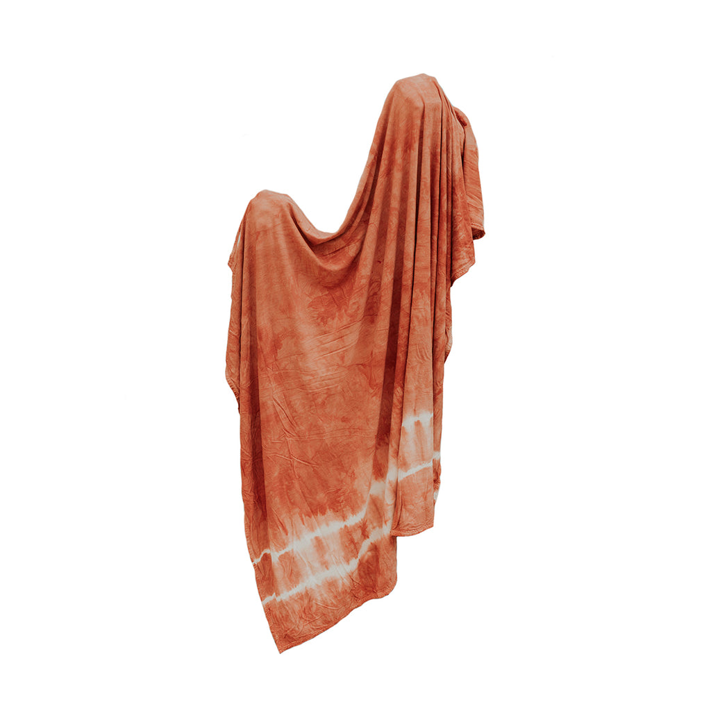 Stretch Swaddle - Terra Cotta Striped