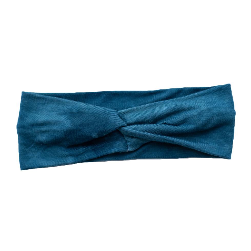 Marbled Stretch Headband - Teal