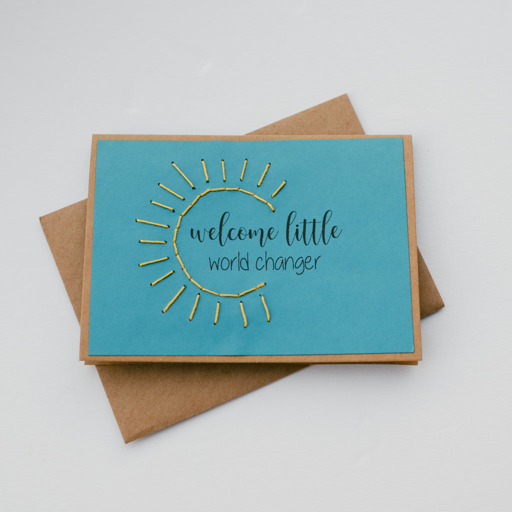 Greeting Card - Baby Shower - Teal